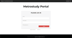Desktop Screenshot of portal.metrostudy.com