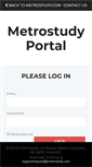 Mobile Screenshot of portal.metrostudy.com