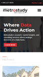 Mobile Screenshot of metrostudy.com